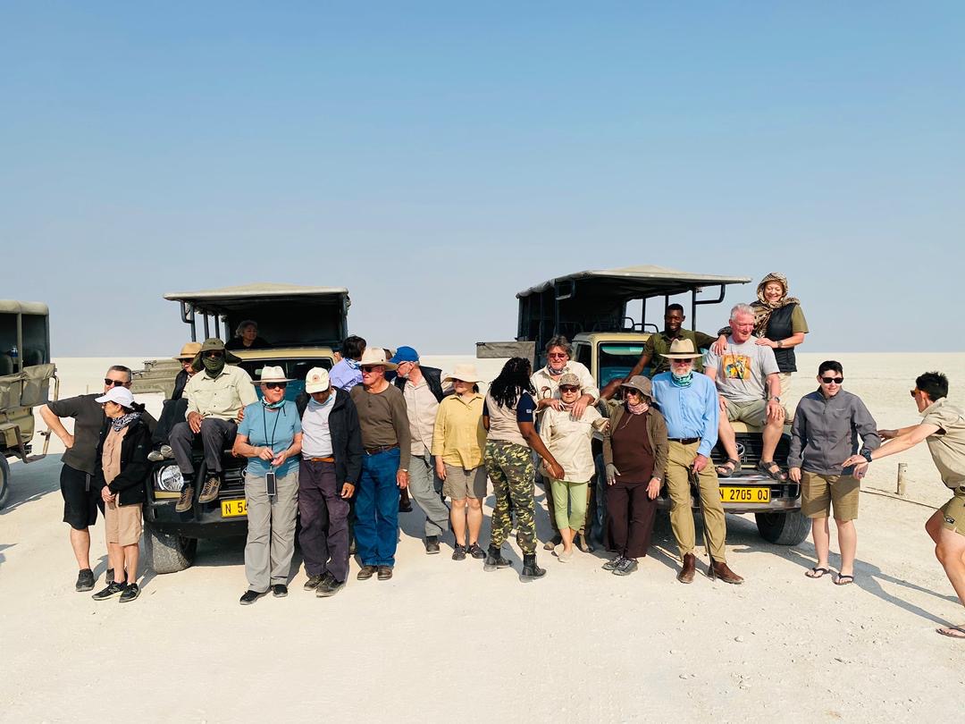 Guests on safari